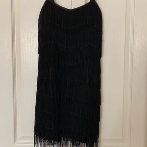 Love Culture Black Flapper Dress